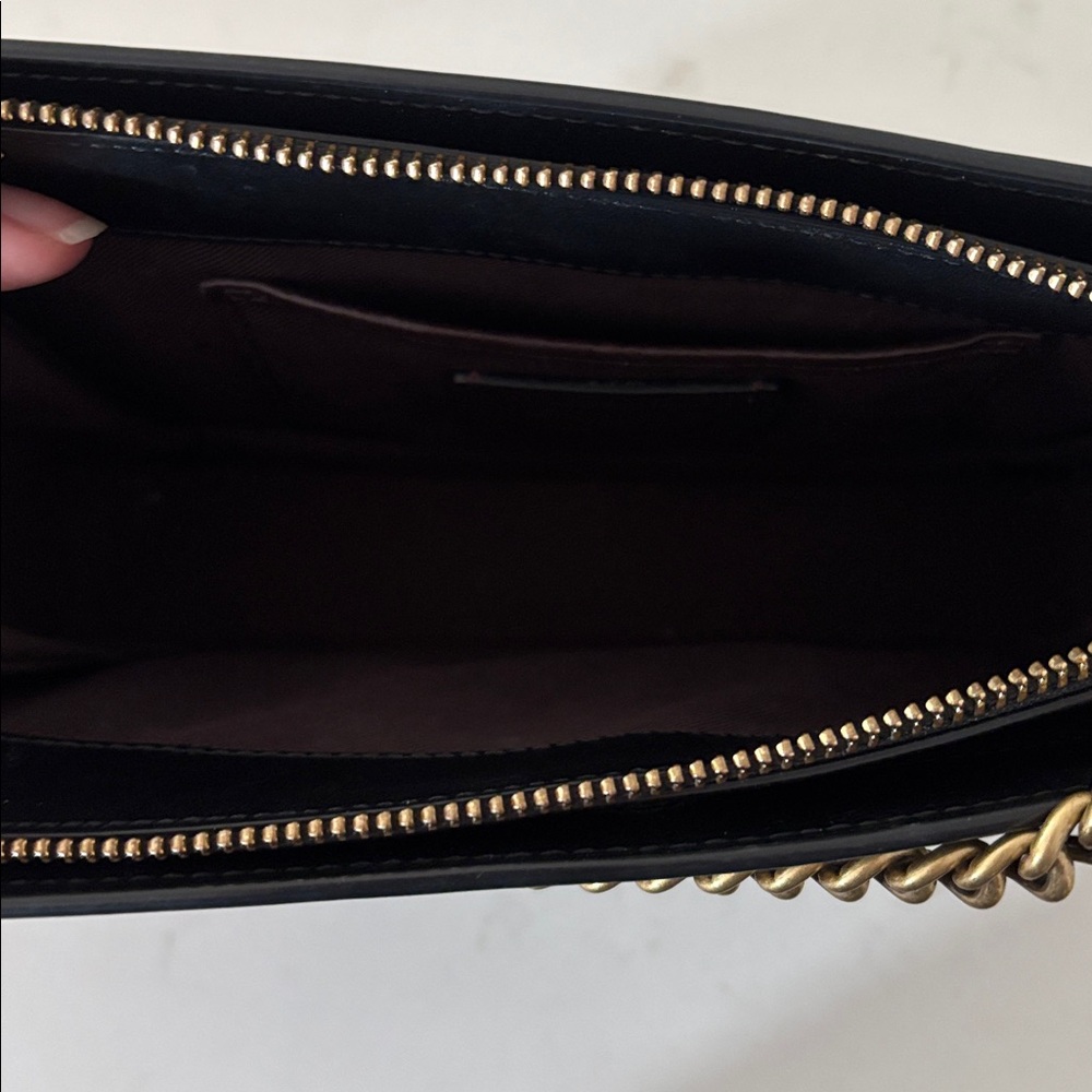 Coach Signature Chain Brass Crossbody Bag - Picture 6 of 10